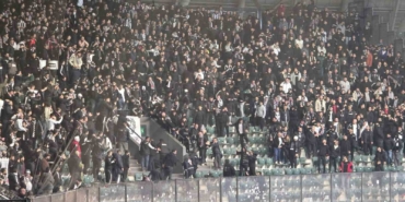 Beşiktaş tribünü karıştı, 15 taraftara adli işlem yapıldı