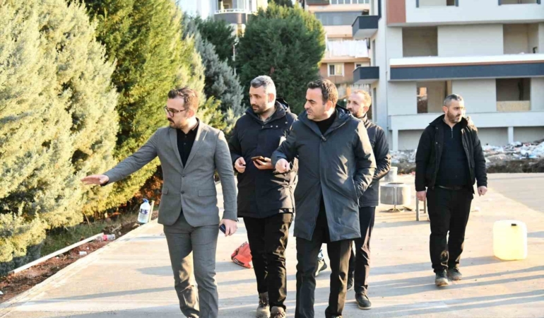 Yeşilyurt Millet Bahçesi’nde çalışmalar hızlandı