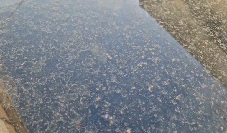 Tekirdağ’da çamur yağdı