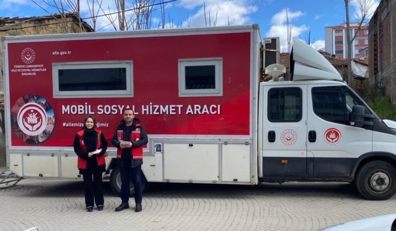Bilecik’te ‘Yerinde Sosyal Hizmet Programı’ kapsamında saha çalışması