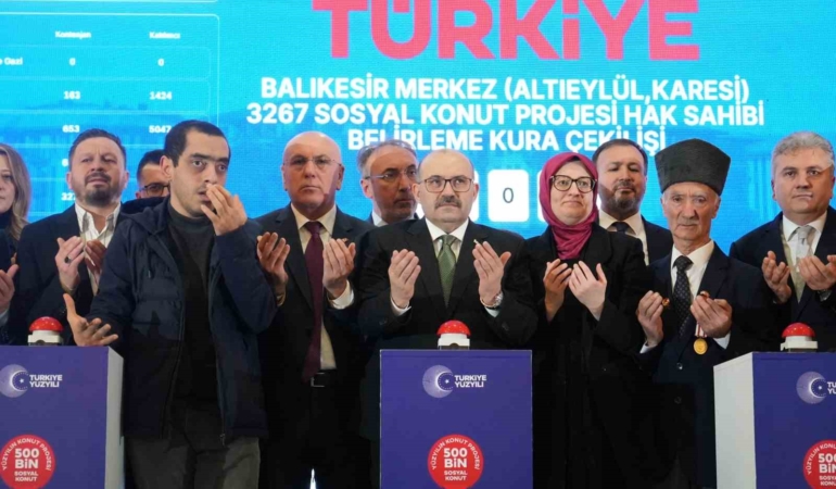 Balıkesir’de TOKİ’ye 77 bin başvuru oldu