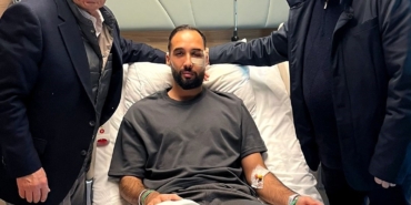 Dursun Özbek, İsa Doğan’ı hastanede ziyaret etti