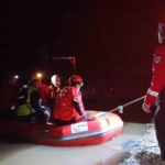 Meriç Nehri kıyısında mahsur kalan 2 işçi kurtarıldı