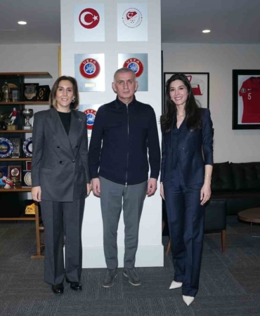 Öztopaloğlu ve Atasoy’dan TFF Başkanı Hacıosmanoğlu’na ziyaret