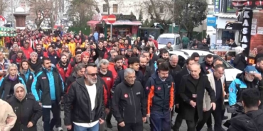 Bursa’da 6 Şubat şehitleri için sessiz yürüyüş