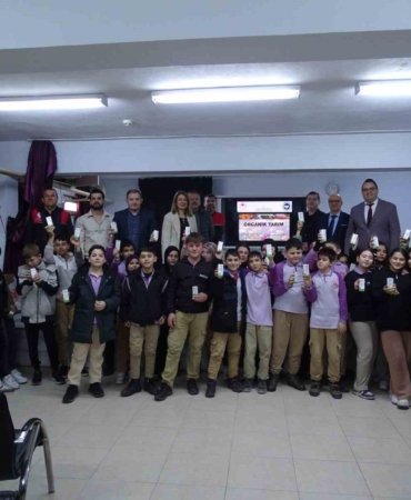 Havran İmam Hatip Ortaokulu’nda organik tarım ve iyi tarım uygulamaları eğitimi verildi