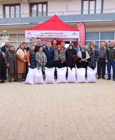 Bilecik’te ‘Nohut Tohumu Dağıtım’ programı gerçekleştirildi