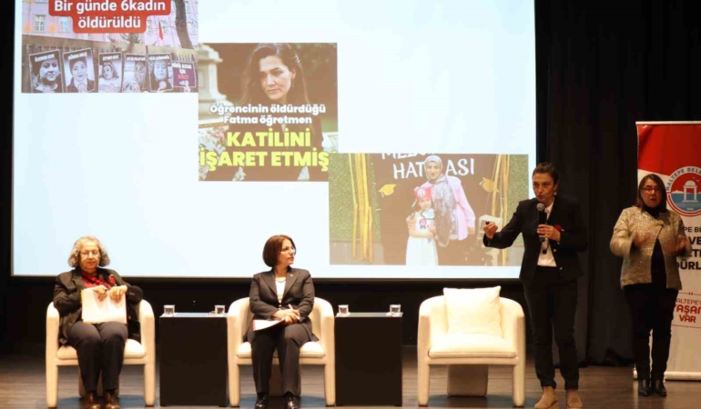 Maltepe’de "Dünya Emekçi Kadınlar Günü" paneli: "Şiddet kadınlarımızın gücünü yenemedi, biz onu yeneceğiz"