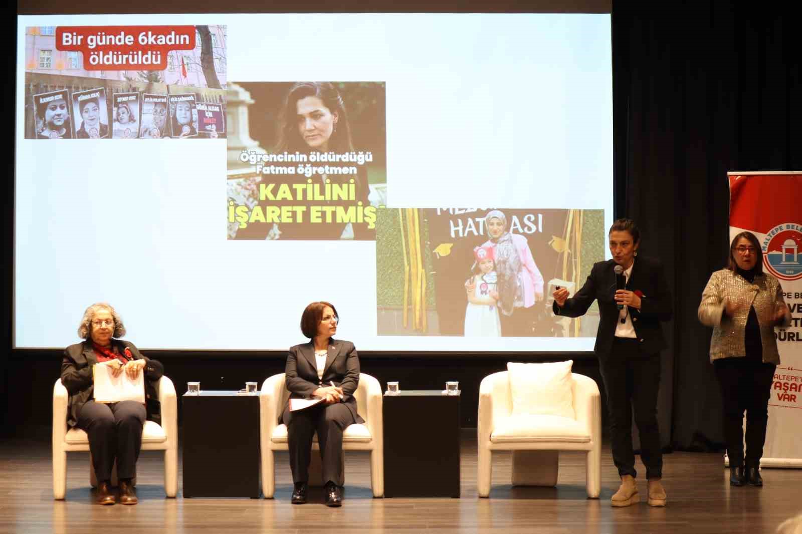 Maltepe’de "Dünya Emekçi Kadınlar Günü" paneli: "Şiddet kadınlarımızın gücünü yenemedi, biz onu yeneceğiz"