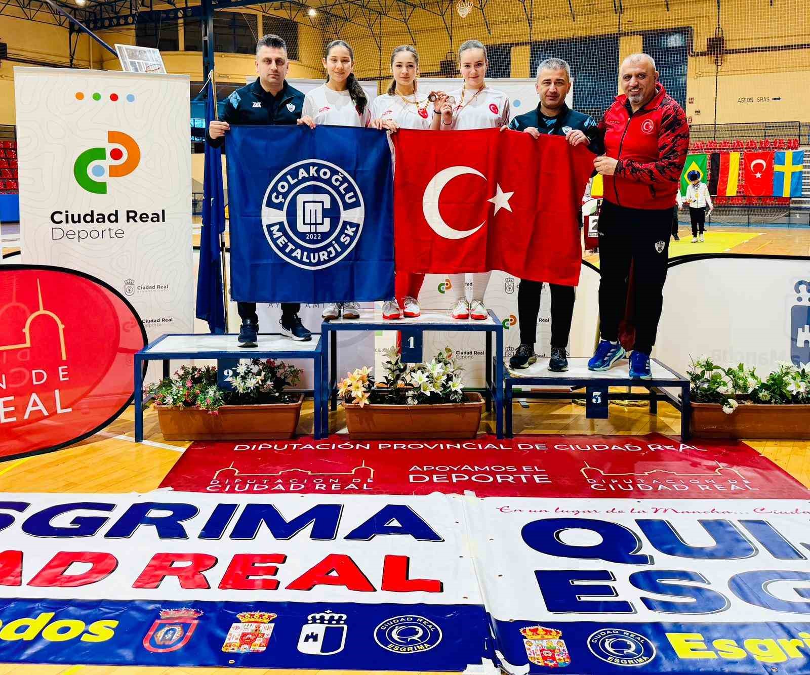 Çolakoğlu Metalurji Spor Kulübü’nden uluslararası arenada önemli başarı