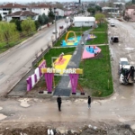Söğütlü’de müzikli parkın inşaatına sona gelindi