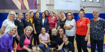 Başkanı Köymen, spor yapan kadınlarla buluştu
