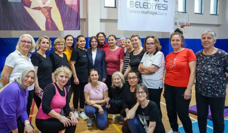 Başkanı Köymen, spor yapan kadınlarla buluştu