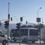 Bursa’da özel halk otobüsü ters şeride girdi