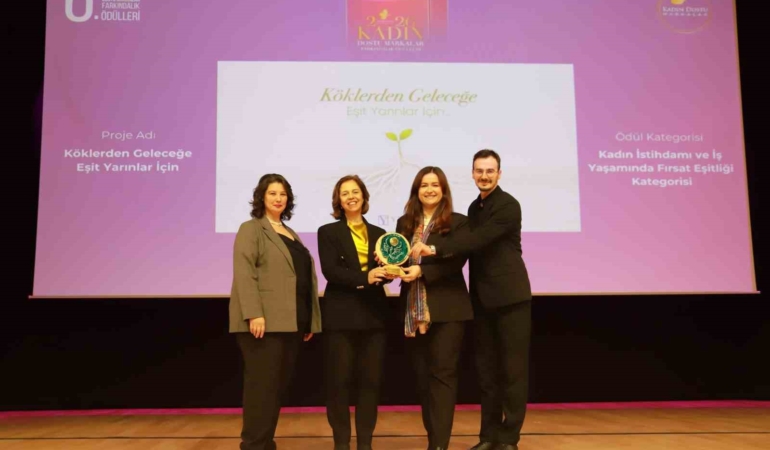 Bursa’da Yeşim Grup’a Kadın Dostu Markalar Farkındalık Ödülü