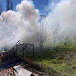 Bilecik’te bağ evinde çıkan yangın korkuttu