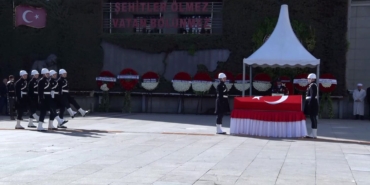 Kazada şehit olan polis memuru için cenaze töreni düzenleniyor