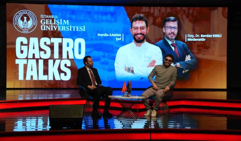 Danilo Zanna, gastronomi kariyerine dair deneyimlerini öğrencilerle paylaştı