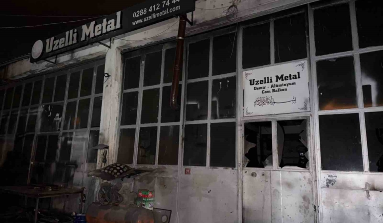 Demirci dükkanında patlama: 1 ölü, 2 yaralı