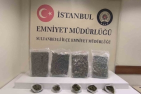 Sultanbeyli’de dron ile takip edilen uyuşturucu satıcısına operasyon kamerada