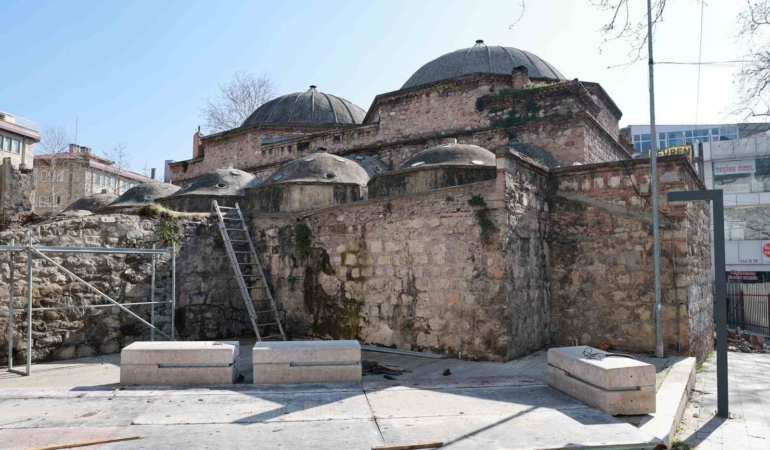 Gebze’deki tarihi Çarşı Hamamı’nda restorasyon çalışmaları başladı