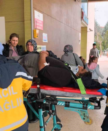 Kontrolü kaybeden kamyonet yoldan çıktı