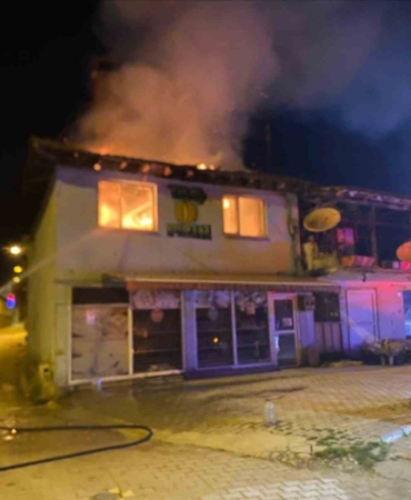 Bilecik’te çıkan yangında ev kullanılamaz hale geldi