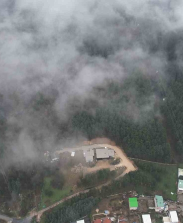 Uludağ’dan inen sis Bursa’yı sardı