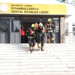 Karesi’de 413 öğrencili dev deprem tatbikatı