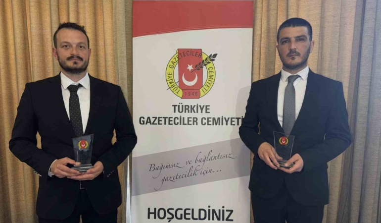 Türkiye Gazeteciler Cemiyeti’nden İHA’ya ödül