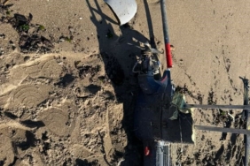 Halk plajında İHA alarmı: Patlayıcı taşıyabileceği şüphesiyle 400 metrelik alan boşaltıldı