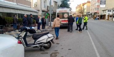 Tekirdağ’da motosiklet devrildi: 1 yaralı