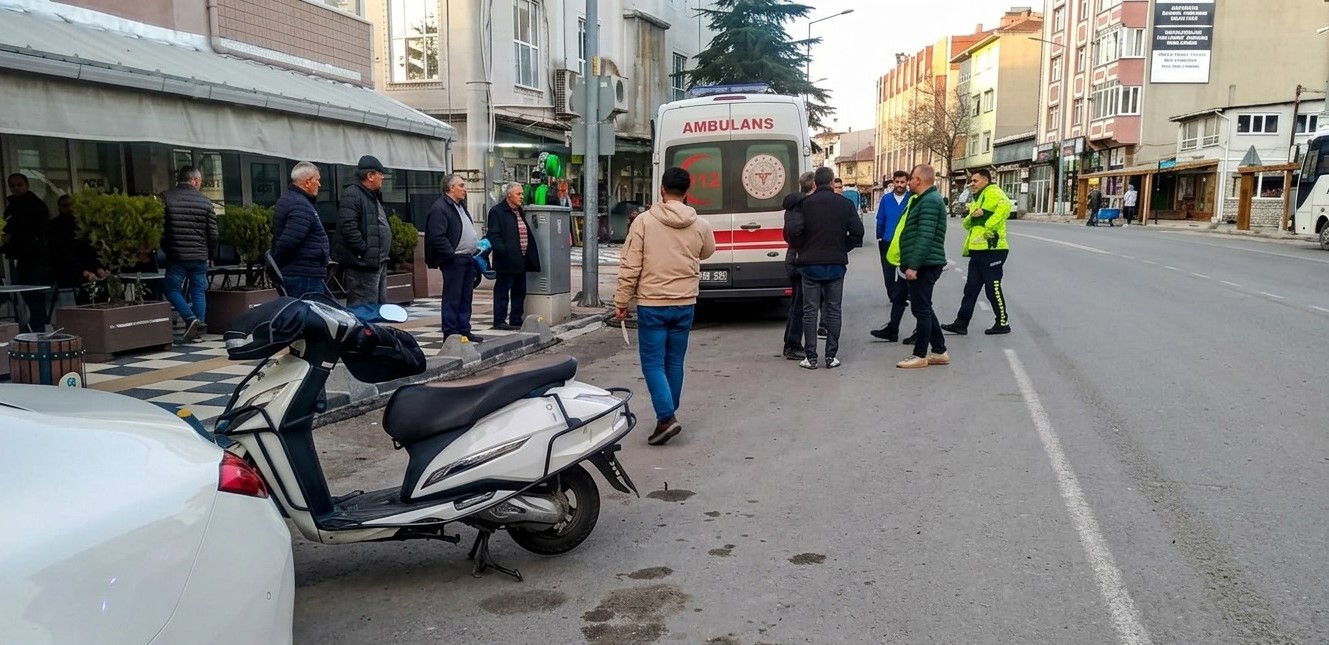 Tekirdağ’da motosiklet devrildi: 1 yaralı