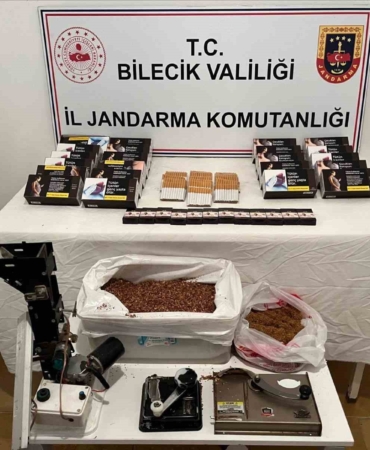 Bilecik’te kaçak sigara operasyonu