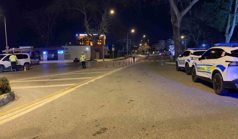 Bursa’da trafikte gece denetimi