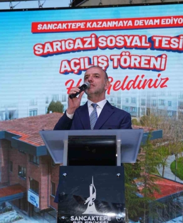 Sancaktepe’de Sarıgazi Sosyal Tesisi hizmete açıldı