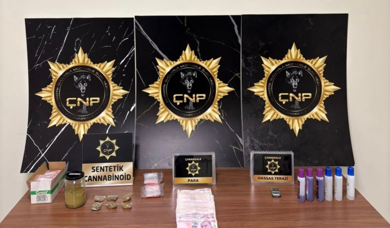 Çanakkale’de huzur uygulamalarında 4 şüpheli tutuklandı