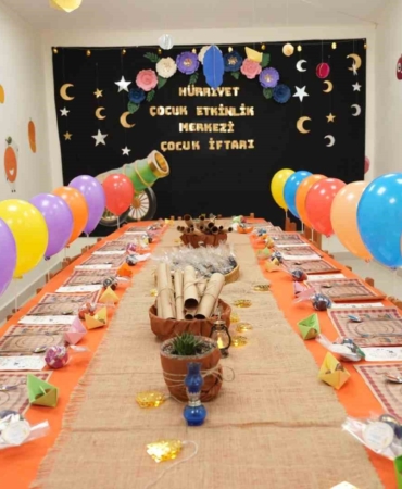 Gaziosmanpaşa’da çocuklar tekne orucu tutmanın heyecanını yaşadı