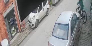 Çalınan bisikletini ertesi gün buldu