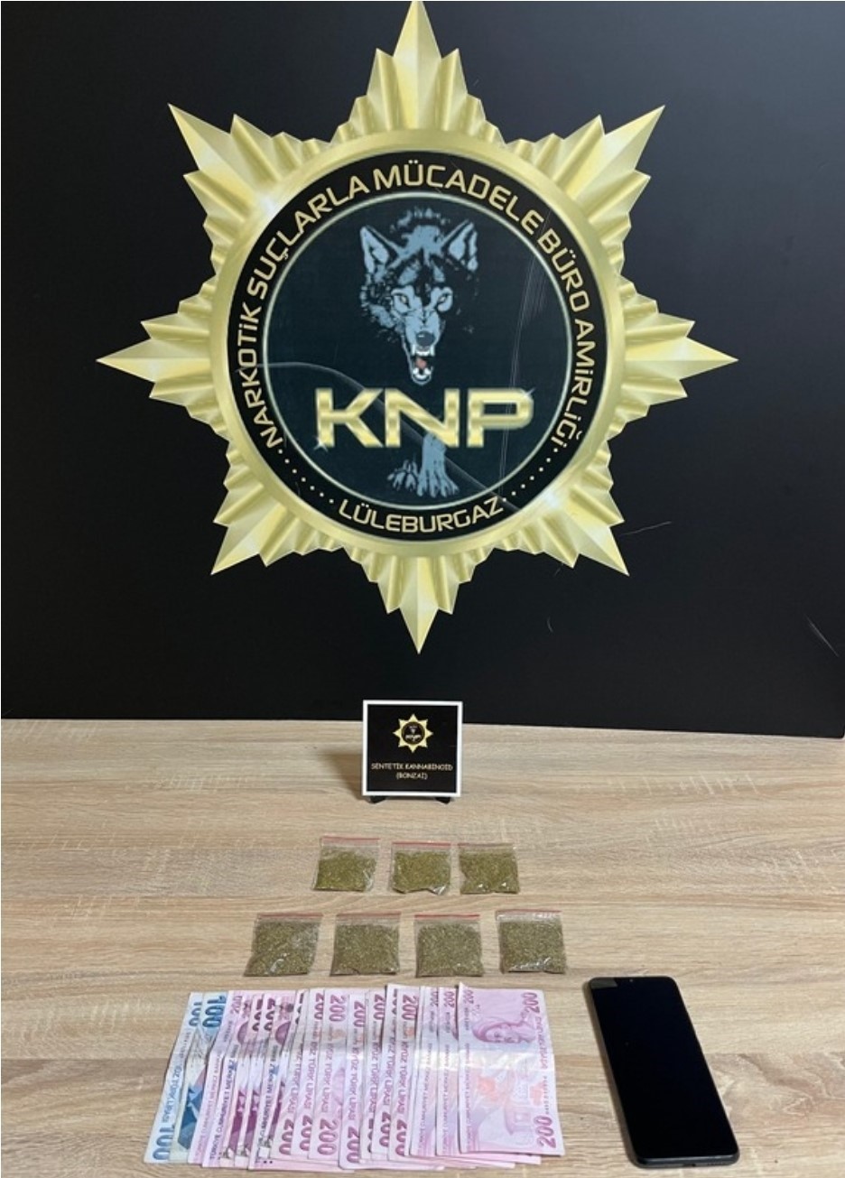 Kırklareli’de uyuşturucu operasyonu: 1 şüpheli tutuklandı