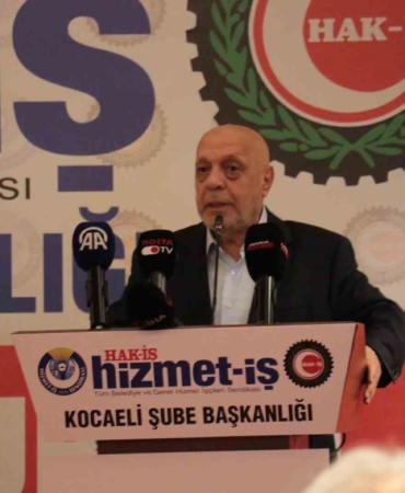 HAK-İŞ Genel Başkanı Arslan Kocaeli’de seslendi: "Biz sadece toplu sözleşme yapan sendika değiliz"