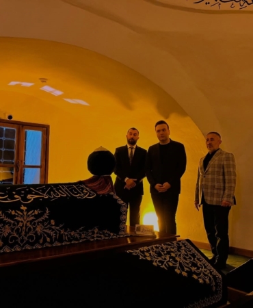 Bilecik’te Şeyh Edebali Türbesi’ne anlamlı ziyaret