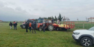 Merada gübreleme çalışması yapıldı