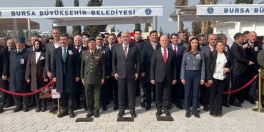 Çanakkale Zaferi’nin 111’inci yıl dönümünde Bursa şehitlerini unutmadı