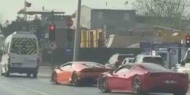 Bursa’da Lamborghini ve Ferrari sürücülerine 100 bin TL ceza