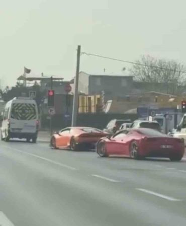 Bursa’da Lamborghini ve Ferrari sürücülerine 100 bin TL ceza