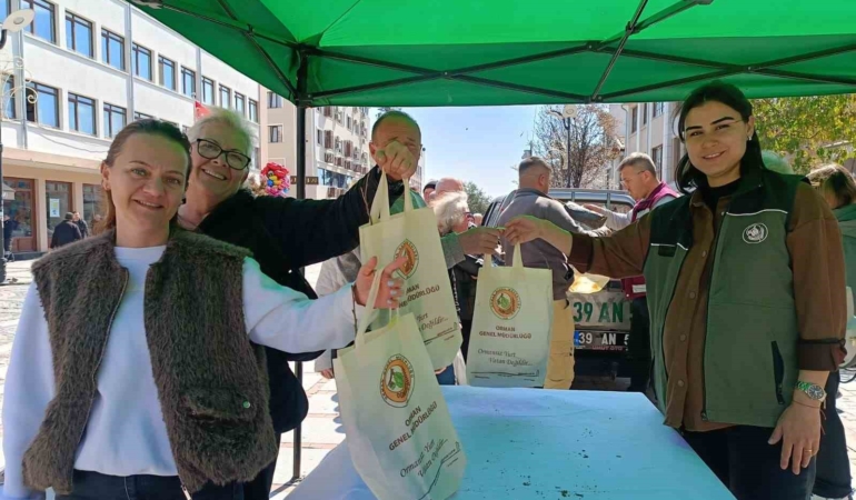 Edirne’de 3 bin ıhlamur fidanı toprakla buluşacak