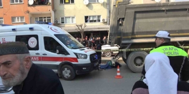 Yalova’da kamyonun ezdiği yaşlı adam hayatını kaybetti