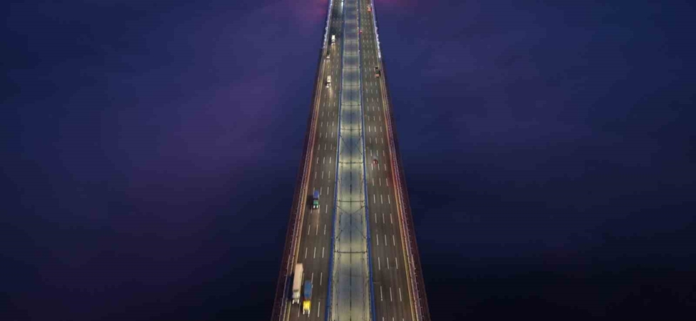 Yavuz Sultan Selim Köprüsü’nde sis manzarası mest etti