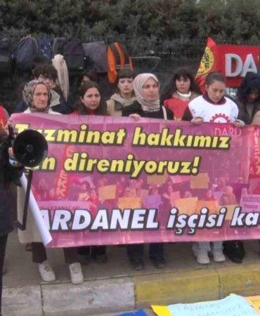Dardanel işçileri eylemlerin 9’uncu gününde: "Sermayeleri soframızdan çaldıkları ekmekle büyüyor"